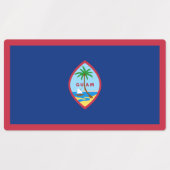 Guam-vlag Labels (Design 1)