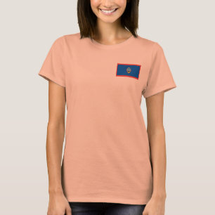 Guam Vlag + Landkaart T-Shirt