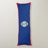 Guam-vlag Lichaamskussen (Achterkant (Verticaal))