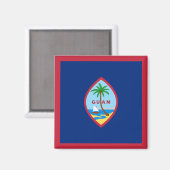 Guam-vlag Magneet (Voorkant / Achterkant)