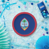 Guam-vlag Papieren Bordje (Feest)