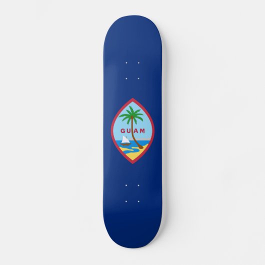 Guam-vlag Persoonlijk Skateboard (Voorkant)