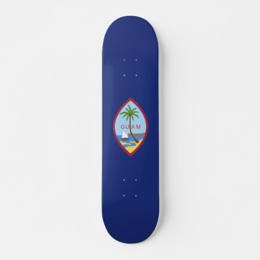 Guam vlag persoonlijk skateboard (Voorkant)