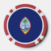 Guam vlag poker chips (Achterkant)