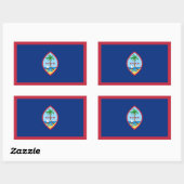 Guam-vlag Rechthoekige Sticker (Vel)