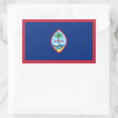 Guam-vlag Rechthoekige Sticker (Tas)