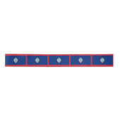 Guam-vlag Satijnen Lint (Voorkant)