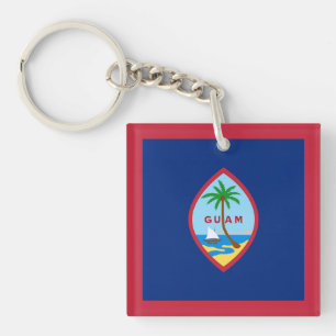 Guam-vlag Sleutelhanger