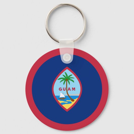 Guam-vlag Sleutelhanger (Voorkant)