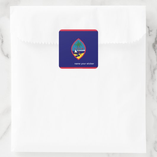 Guam vlag sticker (Tas)