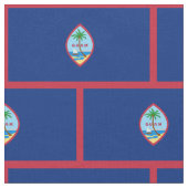 Guam vlag stof (Close Up)