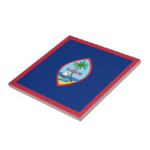 Guam-vlag Tegeltje (Zijkant)