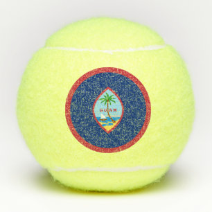 Guam-vlag Tennisballen