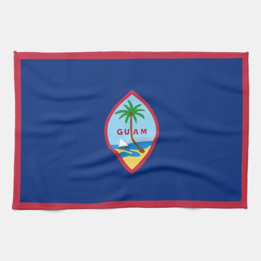Guam-vlag Theedoek (Horizontaal)
