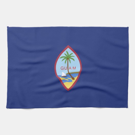 Guam vlag theedoek (Horizontaal)