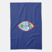 Guam vlag theedoek (Verticaal)