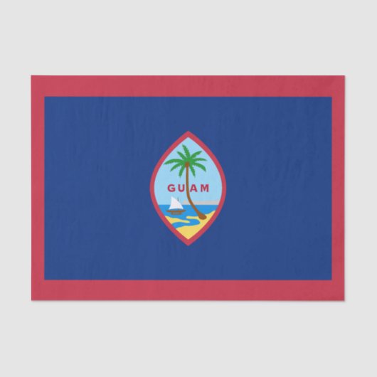 Guam-vlag Tissuepapier (Voorkant)