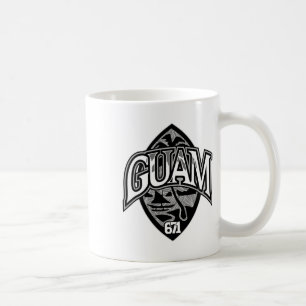 Guam VS Zegel Chamorro trots Guamaans Eilandbewone Koffiemok