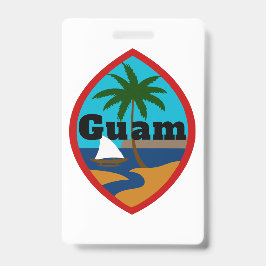 Guam Zegel Bagage Label Badge
