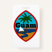 Guam Zegel Bagagelabel Badge (Voorkant)