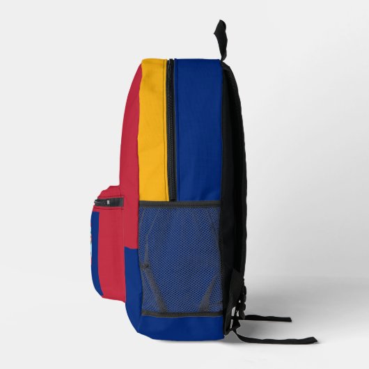 Guamanian Flag Backpack, Verenigde Staten, Guam Ba Bedrukte Rugzak (Rechts)