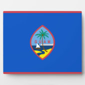 Guamese vlag fotoplaat (Voorkant)