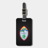 Guamese wapenmantel bagagelabel (Voorkant verticaal)