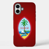 Guamese wapenmantel Case-Mate iPhone case (Achterkant)