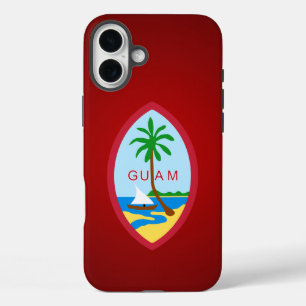 Guamese wapenmantel iPhone 16 plus hoesje