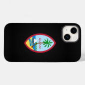 Guamese wapenmantel Case-Mate iPhone case (Achterkant (horizontaal))