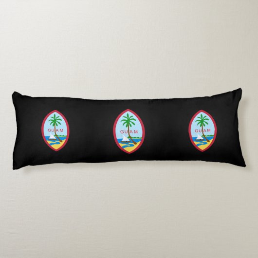 Guamese wapenmantel lichaamskussen (Achterkant)