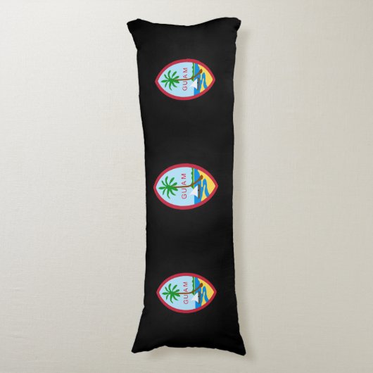 Guamese wapenmantel lichaamskussen (Voorkant Verticaal)