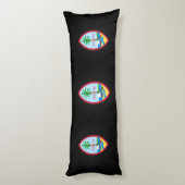 Guamese wapenmantel lichaamskussen (Achterkant (Verticaal))