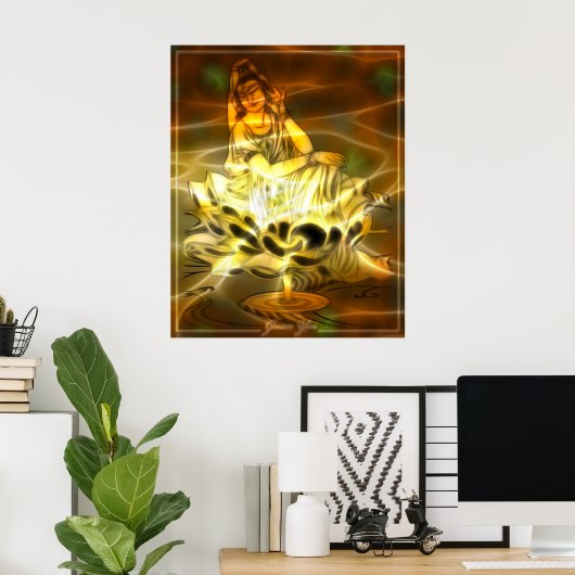 Guan Yin Energy Poster (Thuiskantoor)