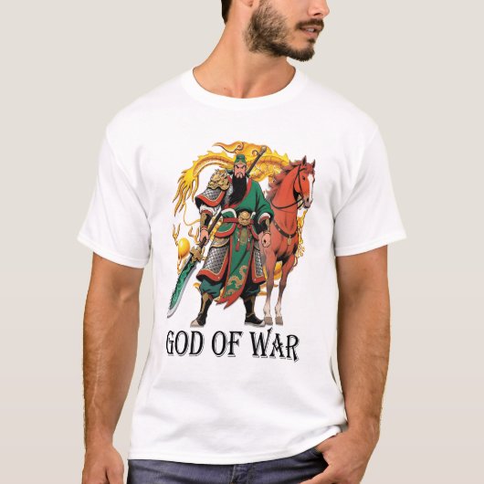 Guan Yu God van de oorlog T-shirt (Voorkant)