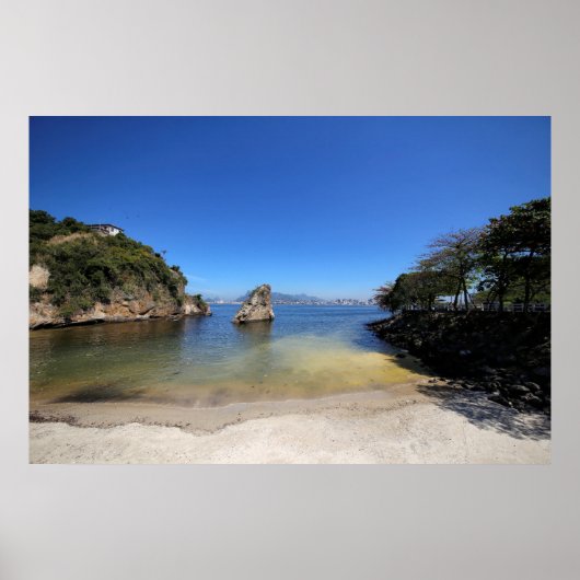 Guanabara Bay in Rio de Janeiro Poster (Voorkant)