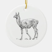 Guanaco Keramisch Ornament (Voorkant)