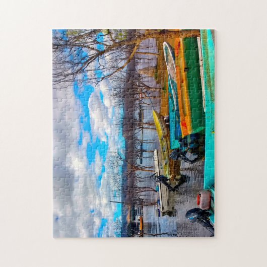 Guanajuato Dam Mexico. Legpuzzel (Verticaal)