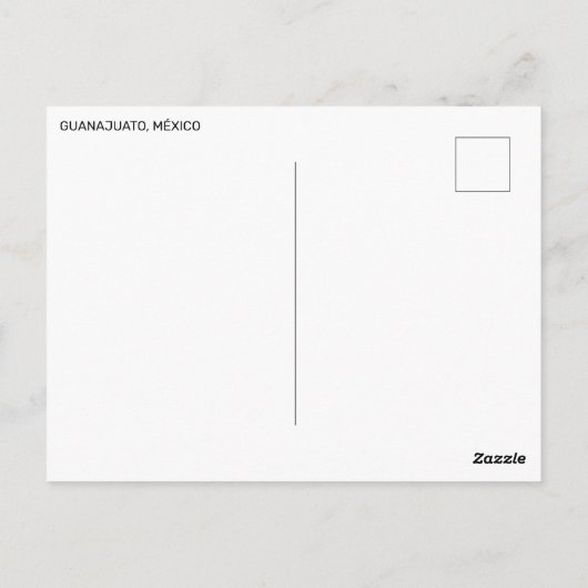 Guanajuato, Mexico Briefkaart (Achterkant)