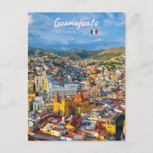 Guanajuato, Mexico - Kleurrijk stadsgezicht Briefkaart