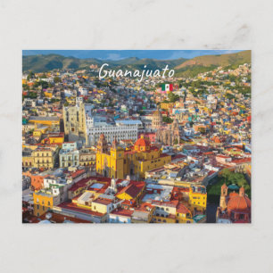 Guanajuato, Mexico - Kleurrijk stadsgezicht Briefkaart