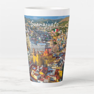 Guanajuato, Mexico - Kleurrijk stadsgezicht Groot Latte Mok