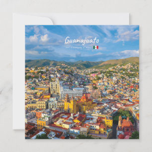 Guanajuato, Mexico - Kleurrijk stadsgezicht Kaart