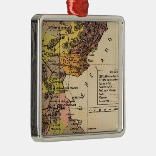 Guanajuato, Mexico Metalen Ornament (Rechts)