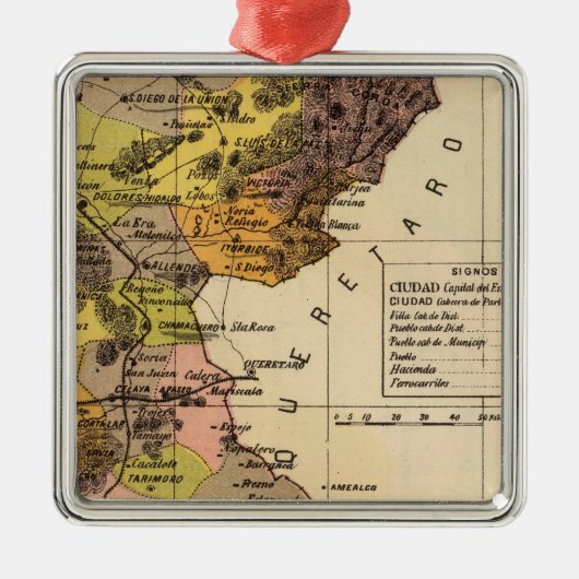 Guanajuato, Mexico Metalen Ornament (Voorkant)