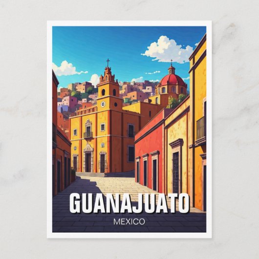Guanajuato Mexico Reizen Briefkaart (Voorkant)