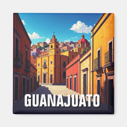 Guanajuato Mexico Reizen Magneet (Voorkant)