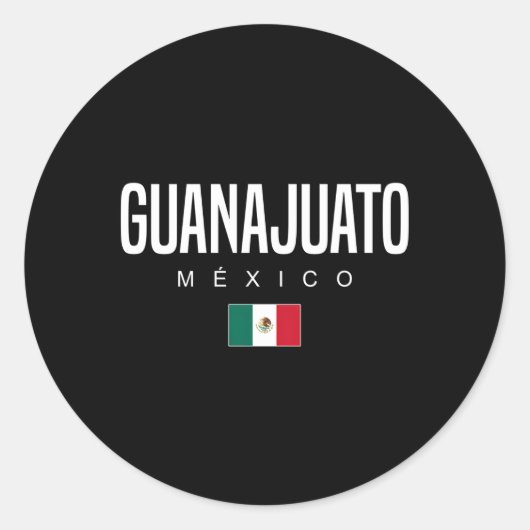 Guanajuato Mexico Ronde Sticker (Voorkant)