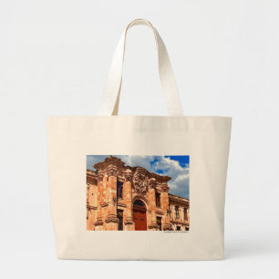 Guanajuato Pink Quarry Colonial Building Grote Tote Bag