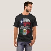 Guanajuato Roots Texas Grown with Guanajuatense Ro T-shirt (Voorkant volledig)